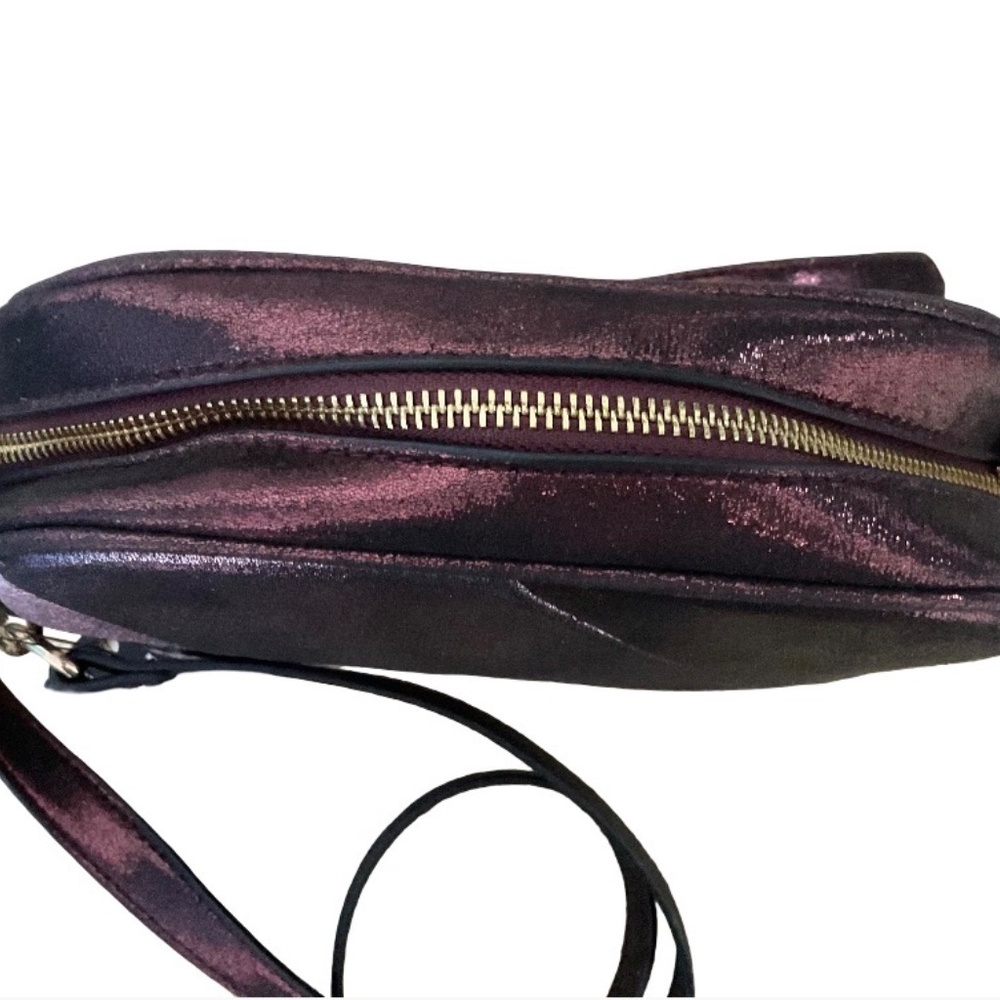 Dune London Purple Metallic Crossbody NWT - Picture 5 of 6